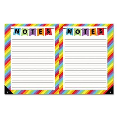 Teacher Planner, Weekly/monthly, Two-page Spread (seven Classes), 10.88 X 8.38, Balloon Theme, Black Cover
