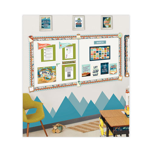 Calendar Bulletin Board Set, Let's Expolore, 123 Pieces