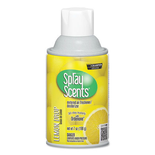 Champion Sprayon Sprayscents Metered Air Freshener Refill, Mango, 7 Oz Aerosol Spray, 12/carton