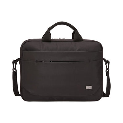 Advantage Laptop Attache, Fits Devices Up To 15.6", Polyester, 16.1 X 2.8 X 13.8, Black