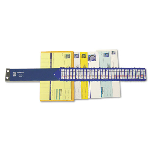 Heavy-duty Indexed Sorter, 31 Dividers, Alpha/numeric/month/date/day Index, Letter Size, Blue Frame