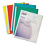 Vinyl Report Covers, Sliding Bar, 8.5 X 11, Clear/clear, 100/box