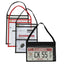 2-pocket Shop Ticket Holder W/setrap, Black Stitching, 150-sheet, 9 X 12, 15/box