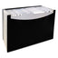 21-pocket Stand-up Design Expanding File, 12" Expansion, 21 Sections, 1/5-cut Tabs, Legal Size, Black