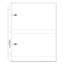 Clear Photo Pages For Four 5 X 7 Photos, 3-hole Punched, 11.25 X 8.13, 50/box