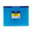 Expanding File With Hang Tabs, Pre-printed Index-tab Inserts, 12 Sections, 1" Capacity, Letter Size, 1/6-cut Tabs, Blue