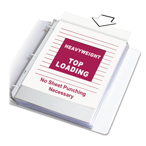 Heavyweight Polypropylene Sheet Protectors, Clear, 2", 11 X 8.5, 50/box
