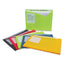 Write-on Poly File Jackets, Straight Tab, Letter Size, Assorted Colors, 10/pack