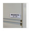 Hol-dex Magnetic Shelf/bin Label Holders, Side Load, 2 X 6, Clear, 10/box