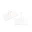 Wire Rack Shelf Tag, Side Load, 3.5 X 1.5, White, 10/pack