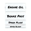 Clear Magnetic Label Holders, Side Load, 6 X 2.5, 10/pack