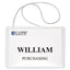 Name Badge Kits, Top Load, 4 X 3, Clear, Clip Style, 96/box