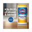 Disinfecting Wipes, 7 X 7.75, Crisp Lemon, 75/canister, 6 Canisters/carton