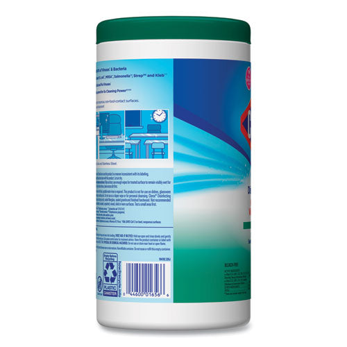 Disinfecting Wipes, Fresh Scent, 7 X 8, Fresh Scent, White, 75/canister, 6 Canisters/carton