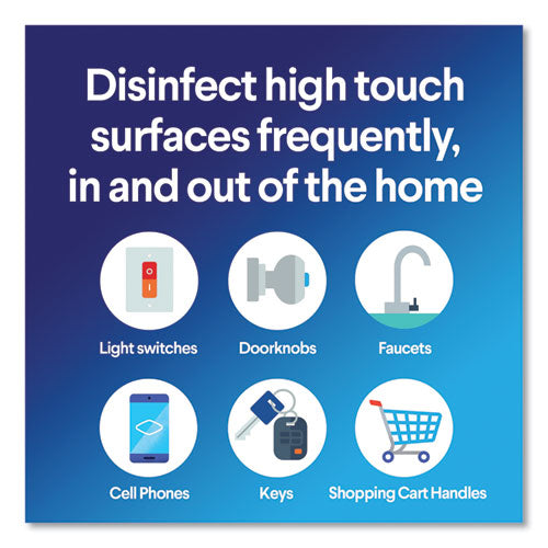 Disinfecting Wipes, Fresh Scent, 7 X 8, Fresh Scent, White, 75/canister, 6 Canisters/carton