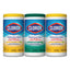 Disinfecting Wipes, 7 X 8, Lemon Fresh, 75/canister, 6/carton