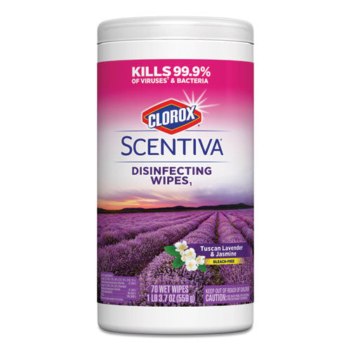 Disinfecting Wipes, 7 X 8, Fresh Scent/citrus Blend, 35/canister, 3/pack, 5 Packs/carton