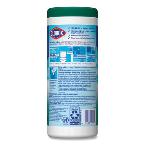 Disinfecting Wipes, 7 X 8, Fresh Scent/citrus Blend, 35/canister, 3/pack, 5 Packs/carton