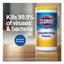 Disinfecting Wipes, 7 X 8, Fresh Scent/citrus Blend, 35/canister, 3/pack
