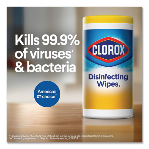Disinfecting Wipes, 7 X 8, Fresh Scent/citrus Blend, 35/canister, 3/pack