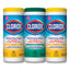 Disinfecting Wipes, 7 X 8, Fresh Scent/citrus Blend, 35/canister, 3/pack
