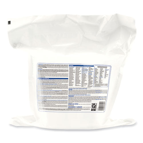 Bleach Germicidal Wipes, 12 X 12, Unscented, 110/bag