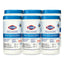 Bleach Germicidal Wipes, 6 X 5, Unscented, 150/canister, 6 Canisters/carton