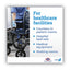 Versasure Cleaner Disinfectant Wipes, 1-ply, 6.75 X 8, White, 85/canister, 6 Canisters/carton