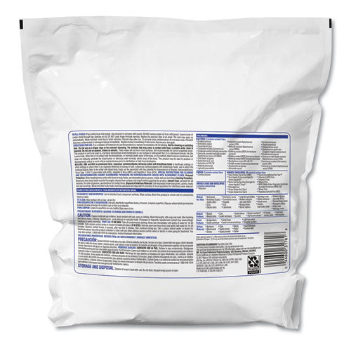 Versasure Cleaner Disinfectant Wipes, 1-ply, 12 X 12, White, 110/pouch