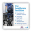 Versasure Cleaner Disinfectant Wipes, 1-ply, 12 X 12, White, 110/pouch, 2/carton