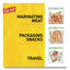 Sandwich Zipper Bags, 6.63" X 8", Clear, 600/carton