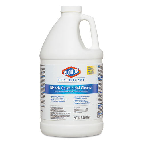 Bleach Germicidal Cleaner, 32 Oz Pull-top Bottle, 6/carton