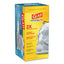 Forceflexplus Odorshield Tall Kitchen Drawstring Trash Bags, 13 Gal, 0.9 Mil, 24" X 28", White, 34 Bags/box, 6 Boxes/carton