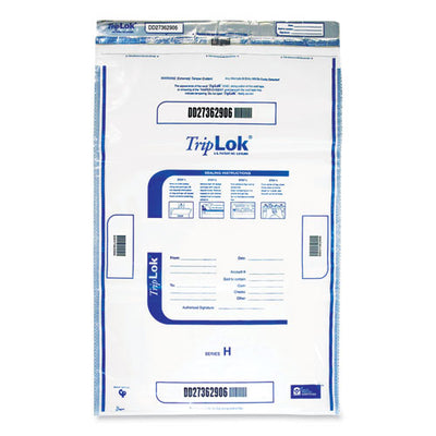 Deposit Bag, Plastic, 12 X 16, Clear, 100/pack