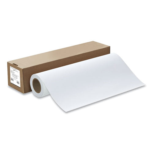 Peel And Stick Repositionable Roll, 3" Core, 11 Mil, 24" X 100 Ft, Matte White