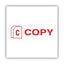 Pre-inked Shutter Stamp, Red, Copy, 1.63 X 0.5