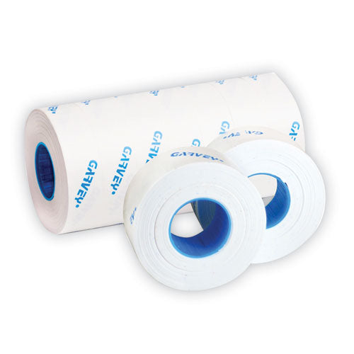 One-line Pricemarker Labels, 0.44 X 0.81, White, 1,200/roll, 3 Rolls/box