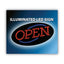 Led Open Sign, 10.5 X 20.13, Red And Blue Graphics