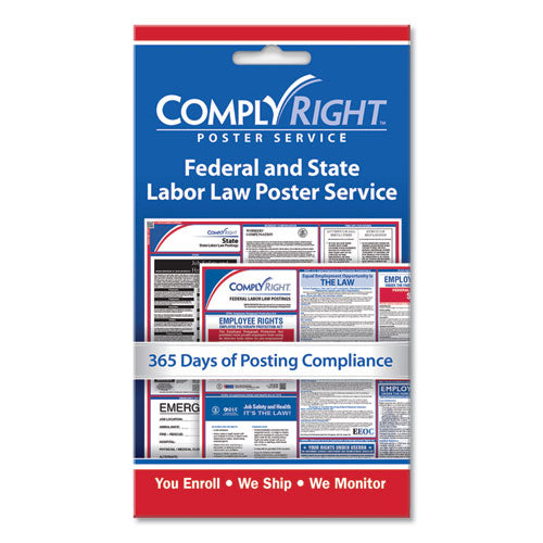 Labor Law Poster Service, "state/federal Labor Law", 4 X 7