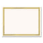 Foil Border Certificates, 8.5 X 11, White/silver With Braided Silver Border,15/pack