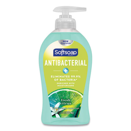 Antibacterial Hand Soap, Fresh Citrus, 11.25 Oz Pump Bottle, 6/carton