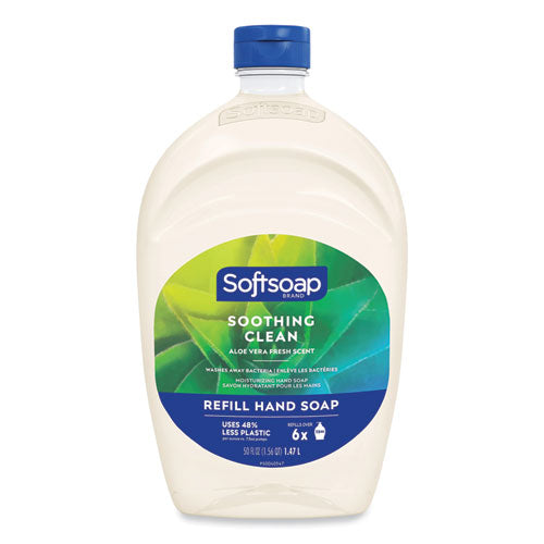 Moisturizing Hand Soap Refill With Aloe, Fresh, 50 Oz, 6/carton
