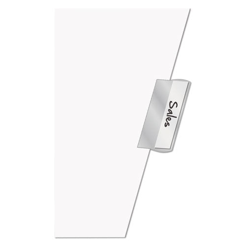 Paper Insertable Dividers, 5-tab, 11 X 17, White, Clear Tabs, 1 Set