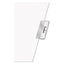 Paper Insertable Dividers, 8-tab, 11 X 17, White, Clear Tabs, 1 Set