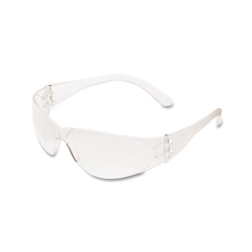 Checklite Safety Glasses, Clear Frame, Clear Lens