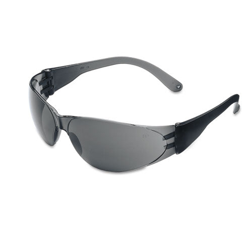 Checklite Scratch-resistant Safety Glasses, Gray Lens, 12/box