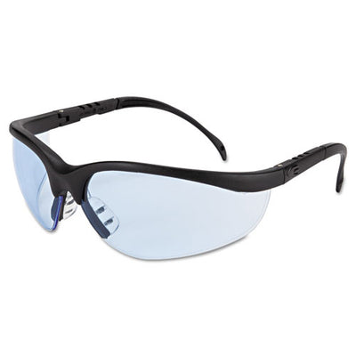 Klondike Safety Glasses, Black Matte Frame, Clear Mirror Lens, 12/box