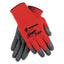 Ninja Flex Latex Coated Palm Gloves N9680l, Large, Red/gray, Dozen
