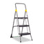 Commercial 3-step Folding Stool, 300 Lb Capacity, 20.5 X 32.63 X 52.13, Gray