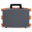 Folding Step Stool, 1-step, 300 Lb Capacity, 8.5" Working Height, Orange/gray